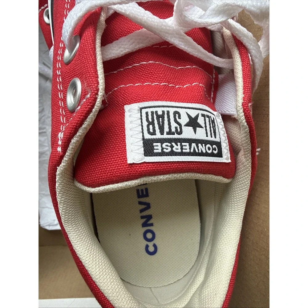 Converse Chuck Taylor All Star Street Slip-On Sneakers Low Red Mens 9.5 Wom 11.5
